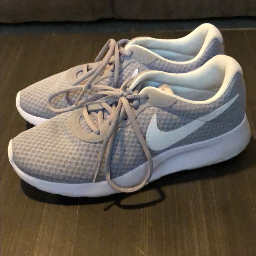 Grey Nike shoes